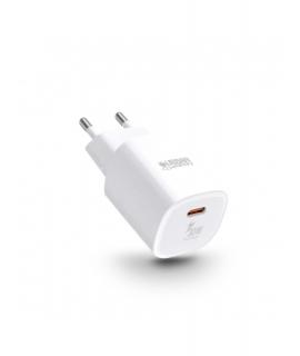 Urban Factory Powee Cargador de Pared USB-C 3A/30W - Enchufe UE - Color Blanco