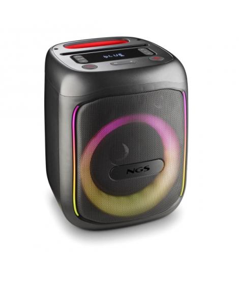 NGS Wild Swag Go Altavoz Portatil 80W TWS Bluetooth 5.0 - Autonomia hasta 10h - USB y Aux In - Iluminacion LED - Color Negro