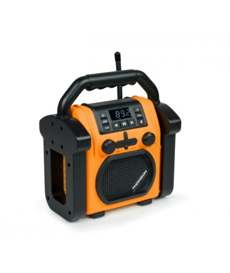 Thomson WKR60BT Radio y Altavoz 30W - Resistente a Salpicaduras y Polvo - Color Naranja