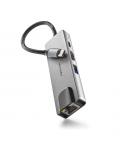 NGS Wonder Dock Supra 4 en 1 Hub USB-C - 1x USB 3.0, 1x USB-C PD 100W, 1x HDMI, 1x RJ45 - Admite Resoluciones Maximas de 4K a 30