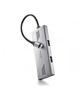 NGS Wonder Duo-C 4 en 1 Hub USB-C - 2x USB 3.0, 2x USB-C - Velocidad de Transmisión hasta 5 Gbps