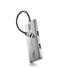 NGS Wonder Duo-C 4 en 1 Hub USB-C - 2x USB 3.0, 2x USB-C - Velocidad de Transmisión hasta 5 Gbps