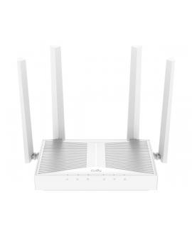 Cudy Router WiFi 6 Mesh Gigabit Dual Band AX3000 - Velocidad hasta 1000Mbps - 5 Puertos - 4 Antenas Fijas de 5dBi - Tecnologia M