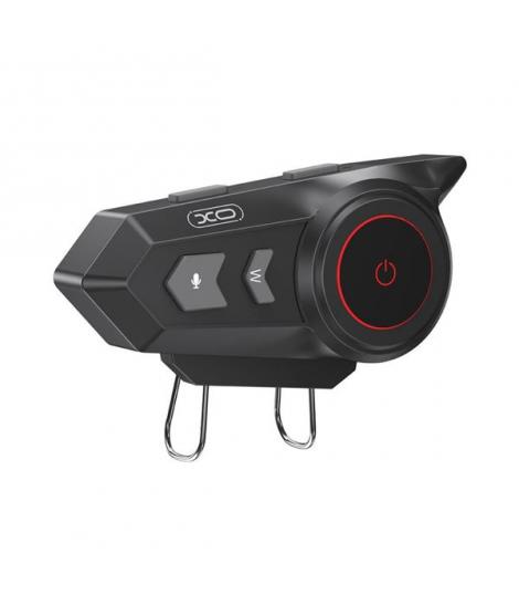 XO BE47 Intercomunicador para Casco de Moto - Bluetooth 5.3 - Alcance hasta 20m - Color Negro