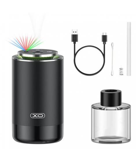 XO Humidificador - Ideal para Vehiculos y Espacios Pequeños - Bateria 300mah - Capacidad 50ml - LED - Color Negro