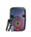 XO F51 Altavoz Karaoke - Bluetooth 5.0 - 10W - Funcion TWS - Iluminacion RGB - Microfono con Cable - Mando a Distancia - Color N
