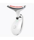 XO FG05 Masajeador de cuello y nuca - Vibracion hasta 7000/min - Micro Impulsos - 3 Modos de Masaje y Luminoterapia - Color Blan