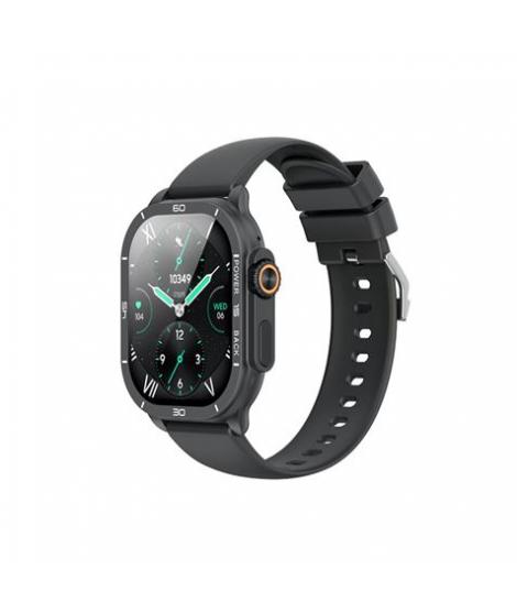 XO J12 Reloj Smartwatch Pantalla Cuadrada 2.06" AMOLED - Asistente de Voz - Control de Musica - Multideporte - Llamadas BT - IP6