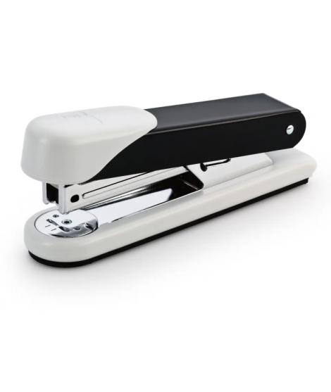 Novus Stabil Grapadora de Sobremesa - Capacidad de grapado 30 Hojas - Grapas 24/6, 26/6 - Grapado Abierto, Cerrado y Clavado - C