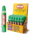 Instant Educa Pegamento Transparente 35ml - Doble Aplicador - A Base de Componentes Naturales - Sin Disolventes - Transparente