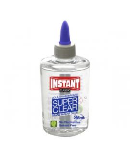 Instant Classic Super Clear Cola Transparente 266ml - Apto para Uso Infantil y/o Domestico - Sin Disolventes - Transparente