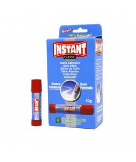 Instant Classic Barra de Pegamento 10grs - Apto para Uso Infantil y/o Domestico - Lavable - Sin Disolventes