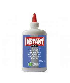 Instant Classic Cola Blanca 100gr - Apto para Uso Infantil y/o Domestico - Sin Disolventes - Color Blanco