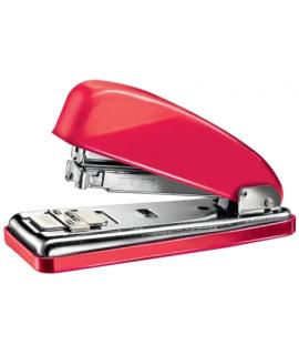 Petrus 226 WOW Grapadora Metalica + Caja de 200 Grapas - Hasta 30 Hojas - Grapado Cerrado, Abierto y Clavado - Color Rojo Metali