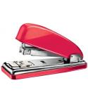 Petrus 226 WOW Grapadora Metalica + Caja de 200 Grapas - Hasta 30 Hojas - Grapado Cerrado, Abierto y Clavado - Color Rojo Metali