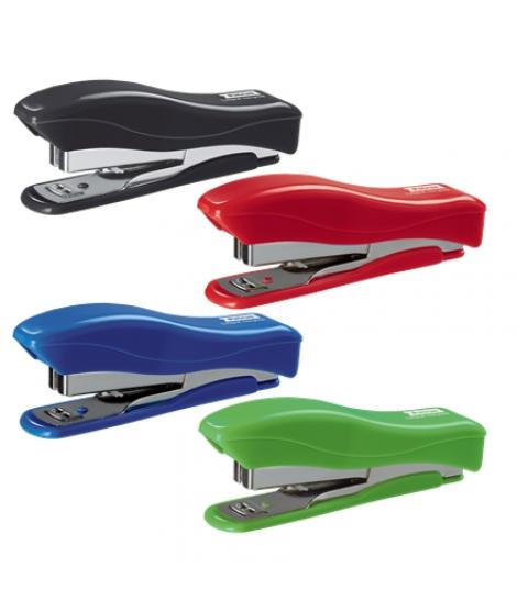 Petrus 200 Liliput Recycled Grapadora + 1 Caja de 1.000 Grapas 23/6 - Hasta 12 Hojas - Grapas 23/6 - Fabricada con un 85% de Pla