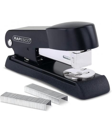 Rapesco Minno 526 Grapadora Metalica de Sobremesa - Hasta 20 Hojas - Grapas 22/6, 24/6, 26/6 - Grapado Cerrado y Abierto - Color