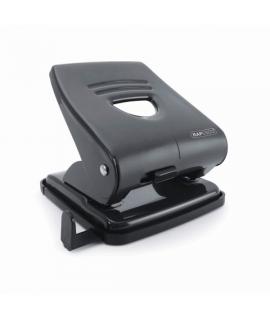 Rapesco 827 Taladro Perforador Metalico - Hasta 27 Hojas - Marcas de Formato - Sistema de Bloqueo - Color Negro