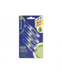Bismark Pack de 4 Mini Boligrafos Correctores 5ml - Punta Metalica - Alta Precision