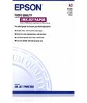 Epson Photo Quality Ink-Jet Pack de 100 Hojas de Papel Fotografico A3 Especial Ink-Jet 102g/m² - Acabado Mate - Color Blanco