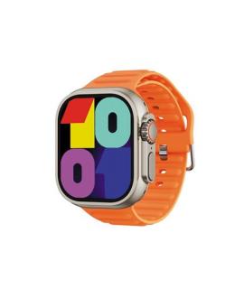 XO M10 Reloj Smartwatch Pantalla Cuadrada 2" HD - Llamadas BT - IP67 - Cargador Magnetico - Color Naranja