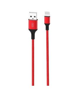XO Cable NB143 Cordon USB - Lightning - 2.4A - 2m - Color Rojo