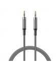 XO NBR279C Cable Audio Jack 3.5mm Macho a Jack 3.5mm Macho - 1m - Trenzado - Color Negro