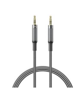 XO NBR279C Cable Audio Jack 3.5mm Macho a Jack 3.5mm Macho - 1m - Trenzado - Color Negro