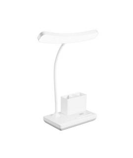 XO OZ11 Lampara LED con Bateria - 3 Temperaturas de Luz - Organizador - Color Blanco
