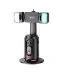 XO SS16LED Soporte Sobremesa para Smartphone - Seguimiento y Reconocimiento Facial - Motorizado 360º - Iluminacion LED - Control