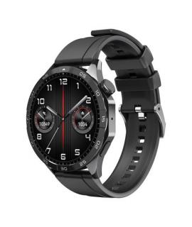 XO WATCH4 Reloj Smartwatch Pantalla Redonda 1.43" AMOLED - Llamadas BT - Multideporte - IP68 - Color Negro