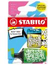 Stabilo Boss Mini by Snooze One Pack de 3 Mini Marcadores Fluorescentes - Trazo entre 2 y 5mm - Tinta con Base de Agua - Antisec