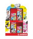 Stabilo Boss Mini by Snooze One Expositor con 4 Pack de 3 Mini Marcadores + 4 Pack de 3 Mini Marcadores + 8 Pack de 6 Mini Marca
