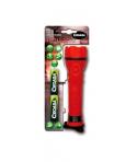 Cegasa Profesional Linterna de 3 LED - Cuerpo de Goma Antideslizante - Resistente a Golpes y Humedad - Funciona con 2 Pilas LR6 