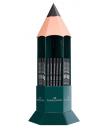 Faber-Castell Castell 1111 Expositor con 120 Lapices de Grafito - Grados de dureza Surtidos - Mina Resistente a la Rotura - Cuer
