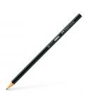 Faber-Castell Castell 1111 Lapiz de Grafito HB - Mina Resistente a la Rotura - Cuerpo con Acabado en Negro