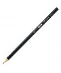 Faber-Castell Castell 1111 Lapiz de Grafito 2B - Mina Resistente a la Rotura - Cuerpo con Acabado en Negro
