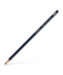 Faber-Castell Goldfaber 1221 Lapiz de Grafito 2B - Alta Calidad - Resistente a la Rotura - Cuerpo en Azul y Rayas Doradas
