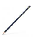 Faber-Castell Goldfaber 1221 Lapiz de Grafito H - Alta Calidad - Resistente a la Rotura - Cuerpo en Azul y Rayas Doradas