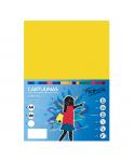 Fabrisa Pack de 50 Cartulinas 180 g/m² - Tamaño A4 - Color Amarillo Fuerte