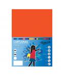 Fabrisa Pack de 50 Cartulinas 180 g/m² - Tamaño A4 - Color Naranja