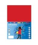 Fabrisa Pack de 50 Cartulinas 180 g/m² - Tamaño A4 - Color Rojo