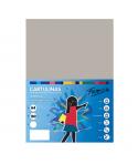 Fabrisa Pack de 50 Cartulinas 180 g/m² - Tamaño A4 - Color Gris