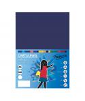 Fabrisa Pack de 50 Cartulinas 180 g/m² - Tamaño A4 - Color Azul Oscuro