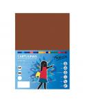 Fabrisa Pack de 50 Cartulinas 180 g/m² - Tamaño A4 - Color Marron