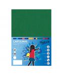 Fabrisa Pack de 50 Cartulinas 180 g/m² - Tamaño A4 - Color Verde Oscuro