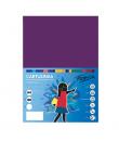 Fabrisa Pack de 50 Cartulinas 180 g/m² - Tamaño A4 - Color Morado