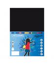 Fabrisa Pack de 100 Cartulinas 180 g/m² - Tamaño A4 - Color Negro