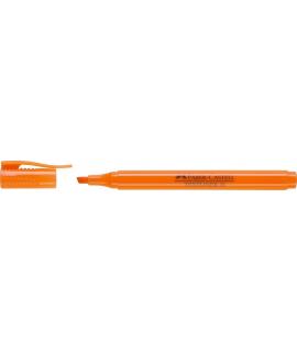 Faber-Castell Textliner 38 Marcador Fluorescente - Cuerpo Fino - Punta Biselada - Trazo Grueso y Fino - Tinta con Base de Agua -