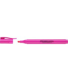 Faber-Castell Textliner 38 Marcador Fluorescente - Cuerpo Fino - Punta Biselada - Trazo Grueso y Fino - Tinta con Base de Agua -